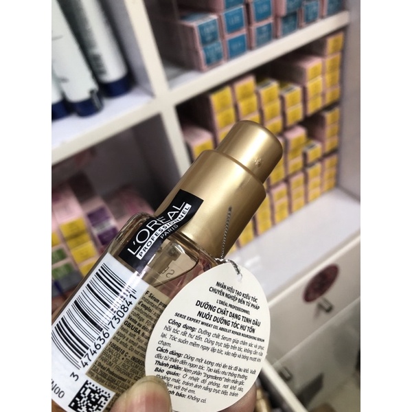 [LOREAL CHÍNH HÃNG] TINH DẦU DƯỠNG TÓC L'OREAL WHEAT OIL SERUM 50ML