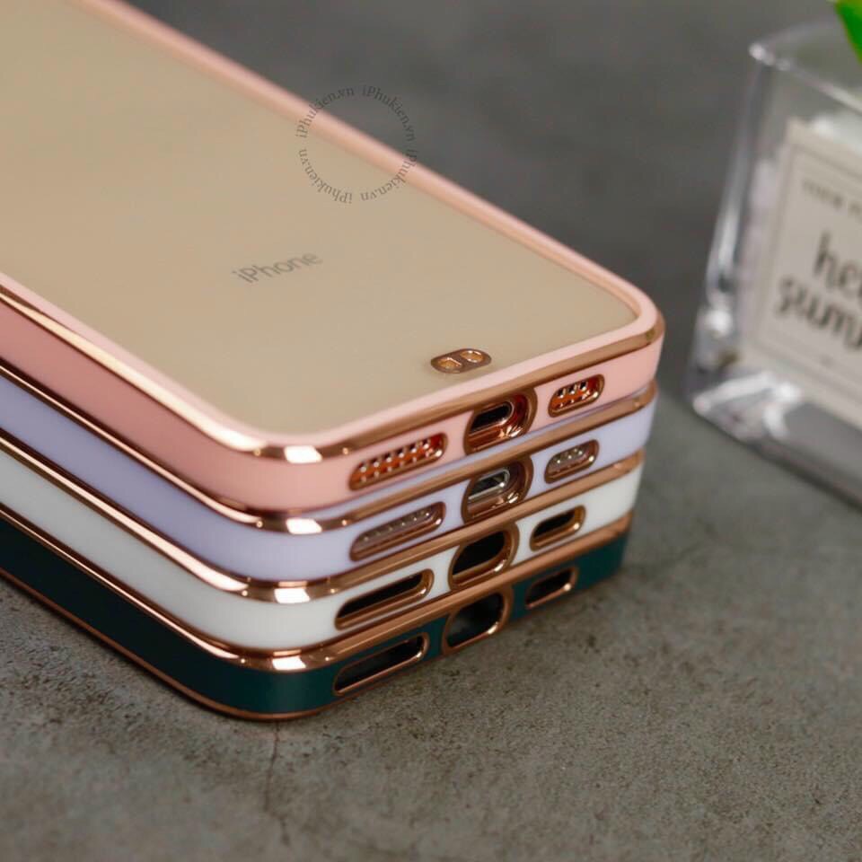 Ốp Dẻo Viền Vuông IPhone 7P/8P/ X/ Xsmax/11Promax/ 12Promax