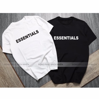 Áo thun cổ tròn essentials, áo thun nam nữ unisex