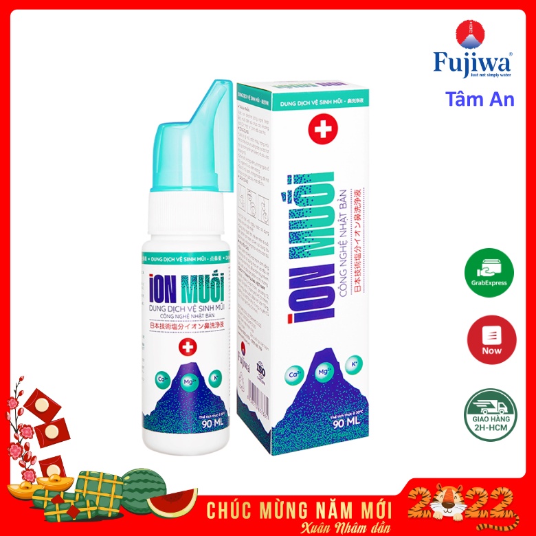 Dung dịch vệ sinh mũi ion muối Fujiwa chai lẻ 90ml