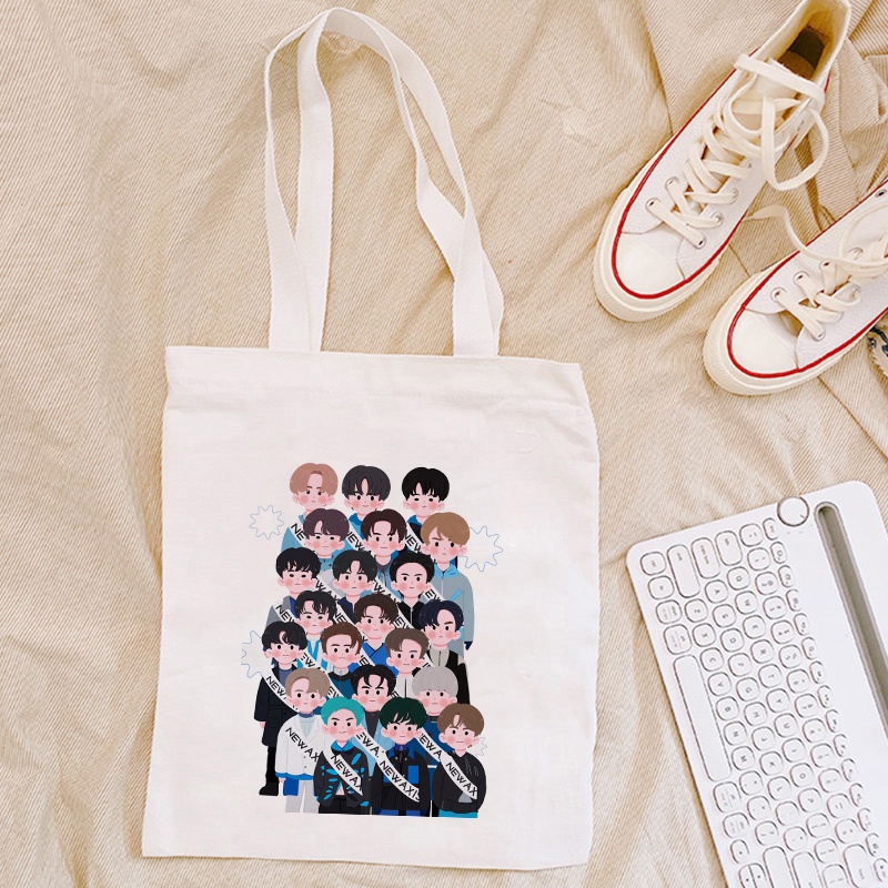 Nct - Album thứ 3 Universe / NCT2021 Túi Tote vải đẹp Túi vũ trụ NCT 2021 NCT Người hâm mộ