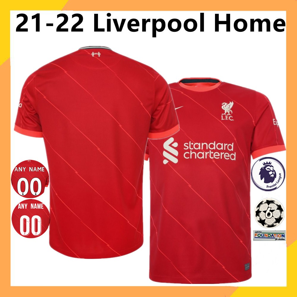 Áo thể thao in logo Liverpool 21-22 thời trang năng động