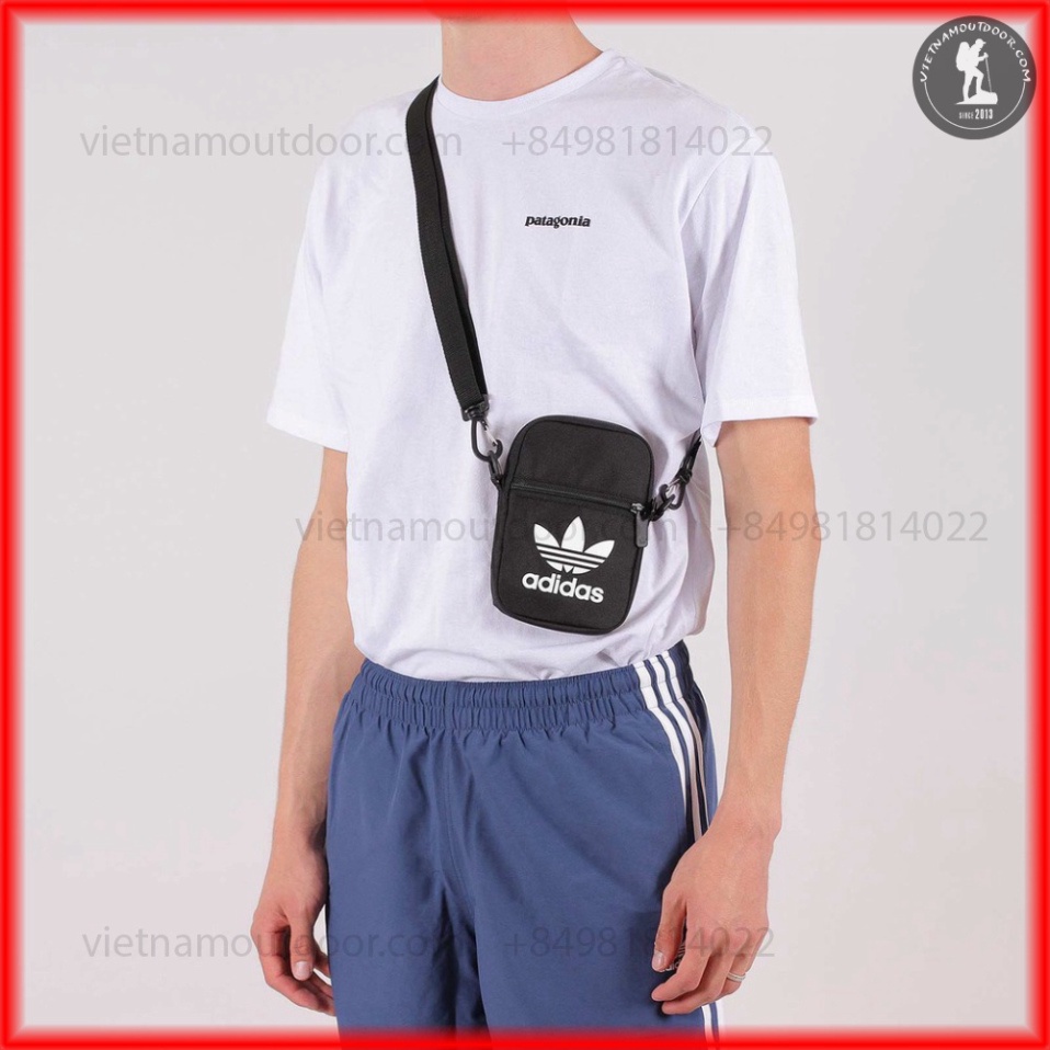 [ FLASH SALE ] Túi Đeo Chéo thể thao nam/nữ - Đen chữ trắng [ BẢO HÀNH TRỌN ĐỜI ] XỊN