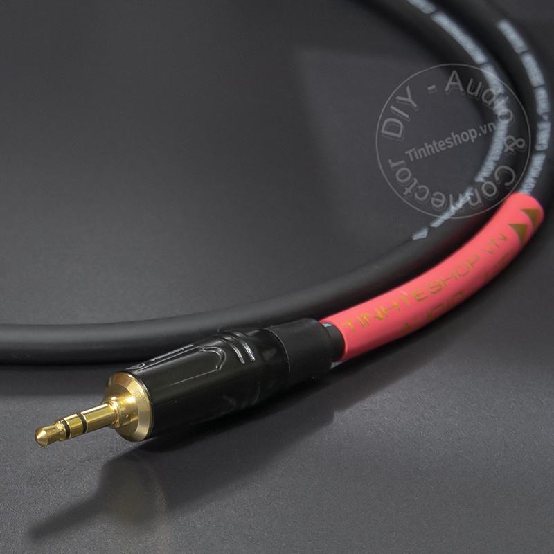 Dây mic 3.5 ra canon cái DIY 0.2M đến 5M - XLR female to 3.5mm balanced