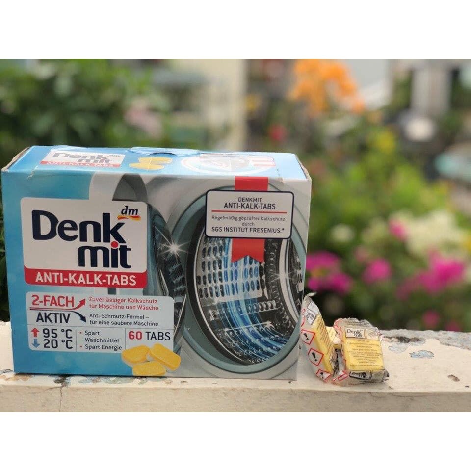 Viên tẩy lồng máy giặt siêu sạch Denkmit - Đức