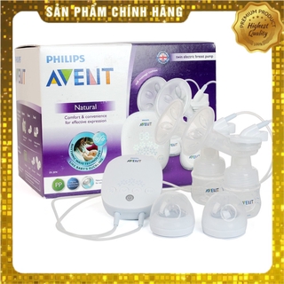 Máy hút sữa Philips Avent bằng điện đôi SCF303.01 [ CAM KẾT CHÍNH HÃNG PHILLIPS CÓ BẢO HÀNH ]