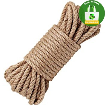 Cuộn 10m dây thừng 8 ly gai trang trí hanmade  Trương Gia Túi Vải - Túi Canvas