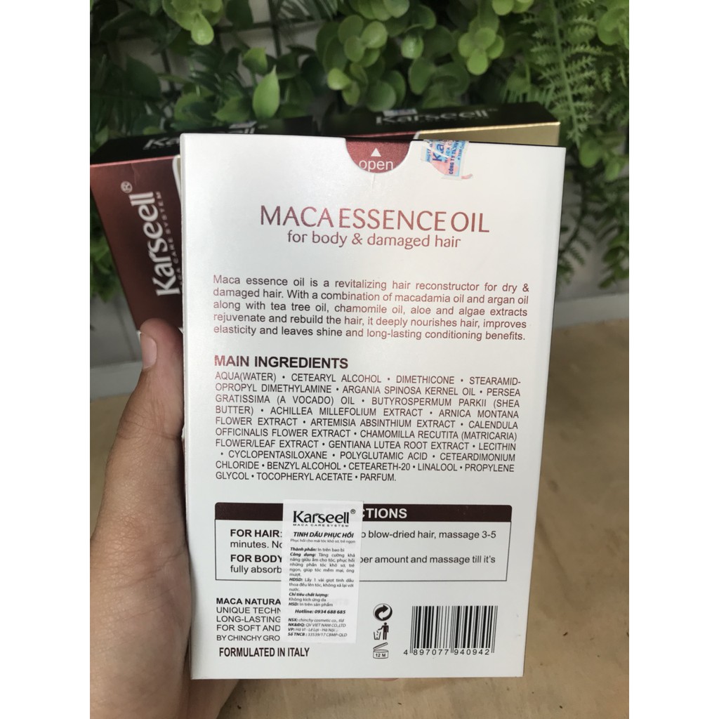 Tinh dầu phục hồi Karseell Maca Essence Oil 50ml