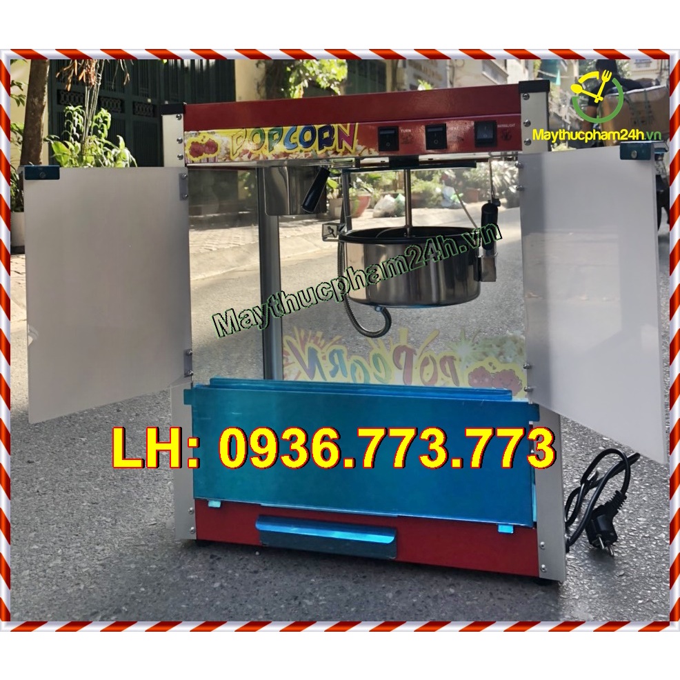 Máy nổ bỏng gạo 1 pha, đầu 7 bec ra 7 loại bỏng motor 3.5kw