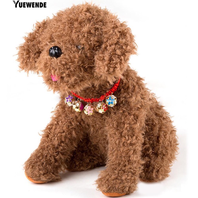 Vòng cổ đan len 5 quả chuông giao màu ngẫu nhiên