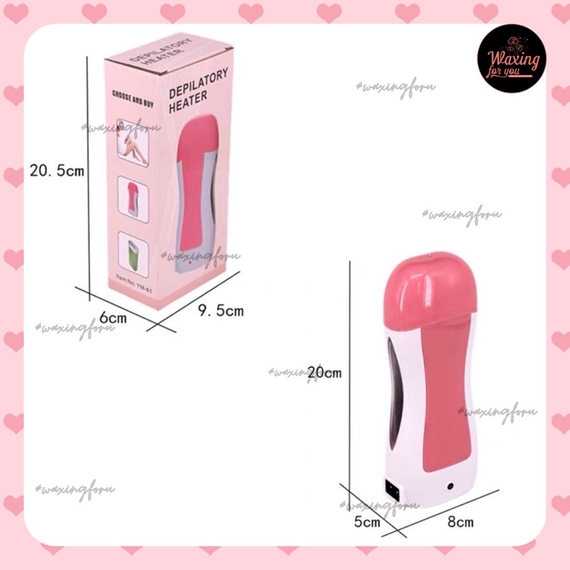 MÁY WAX LÔNG NÓNG - THANH LĂN TẨY LÔNG KHÔNG ĐAU - MÁY CẦM TAY SẠCH LÔNG  ❤️Freeship❤️siêu tiện lợi