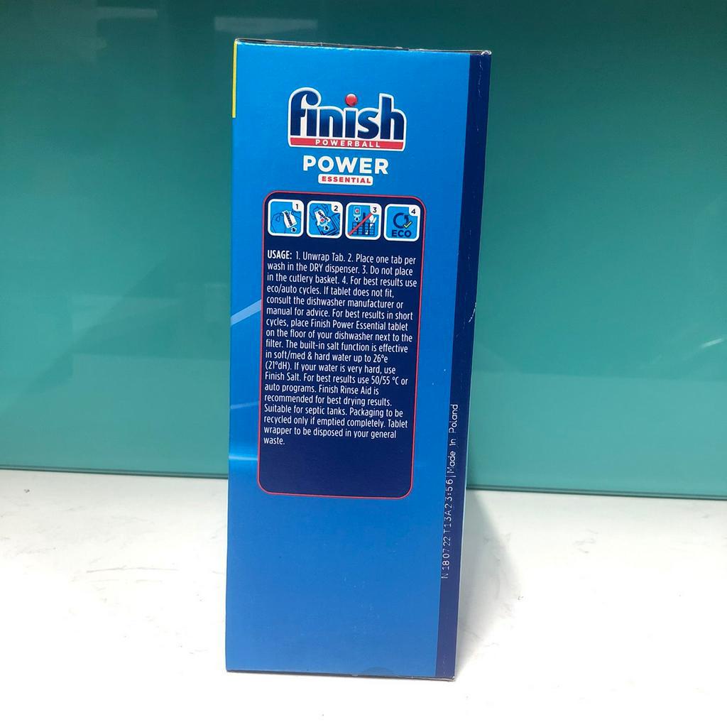 Viên rửa chén Finish Classic hương chanh/ không hương