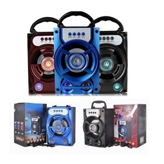 Loa gỗ Bluetooth xách tay, kiêm đài FM