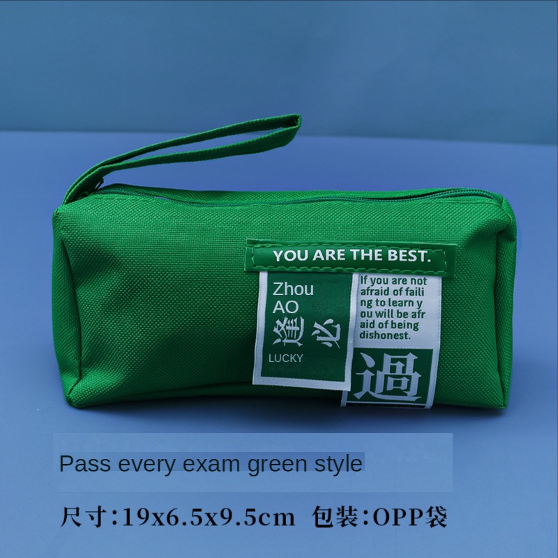 Túi Đựng Bút Bằng Vải Oxford Sức Chứa Lớn Họa Tiết Dễ Thương Sáng Tạo