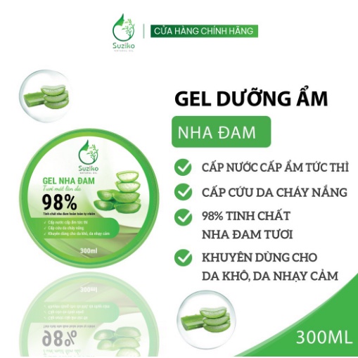 Gel dưỡng da Hoa Hồng SUZIKO cấp ẩm 300ml