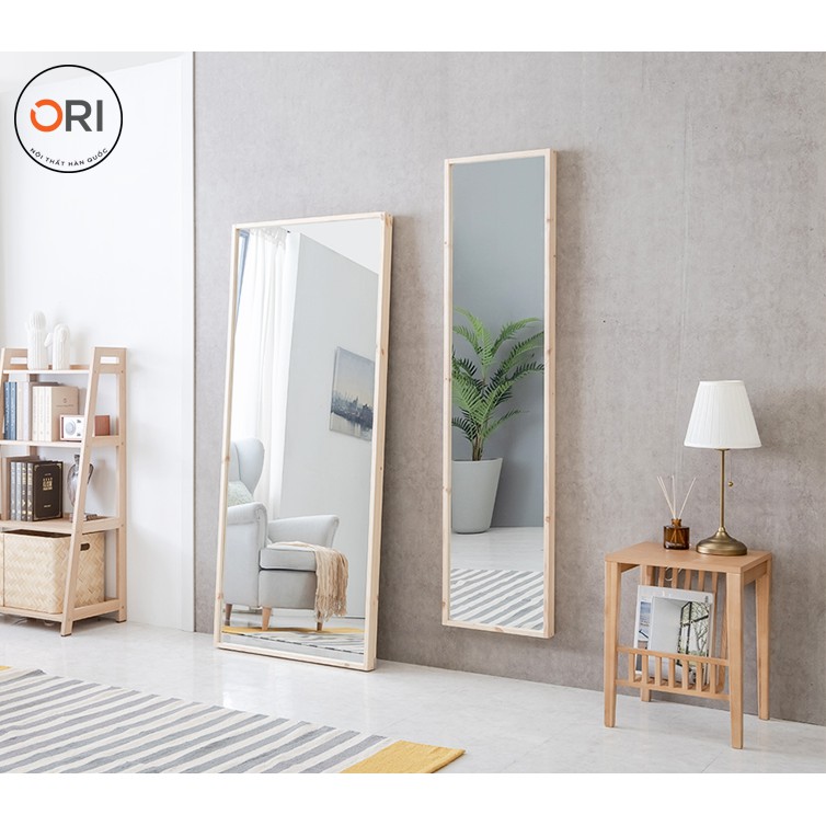 [ONLY HCM] Gương Soi Toàn Thân Hàn Quốc Khung Gỗ Size 60 - STANDING MIRROR - ORI NỘI THẤT HÀN QUỐC