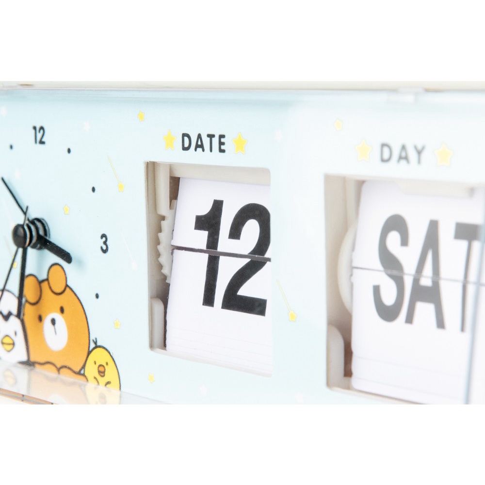 Đồng Hồ ARTBOX Hàn Quốc Màu Trắng Để Bàn Có Ngày Tháng Tiện Lợi