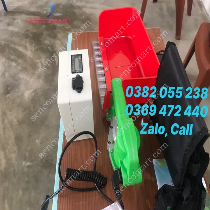 Máy hái chè mini chạy Pin thế hệ mới , pin không thấm nước, máy thu hoạch rau má