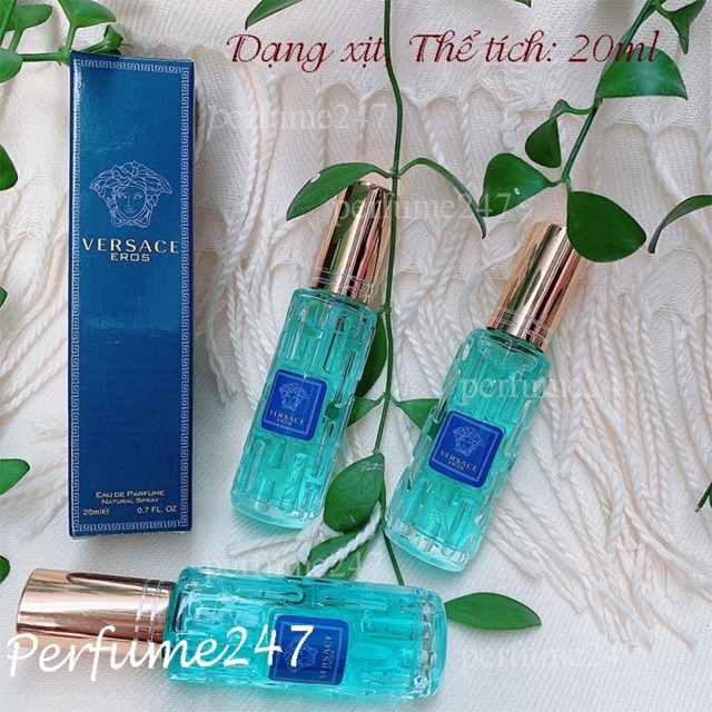 NƯỚC HOA NAM MINI VESACE EROS 20ML THƠM LÂU