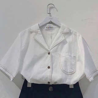 [🚛Sale 40%]Áo sơ mi cổ vest[Ảnh thật kèm video]