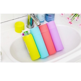 Hộp Đựng Bàn Chải Đánh Răng Dạng Hình Trụ Chống Vi Khuẩn