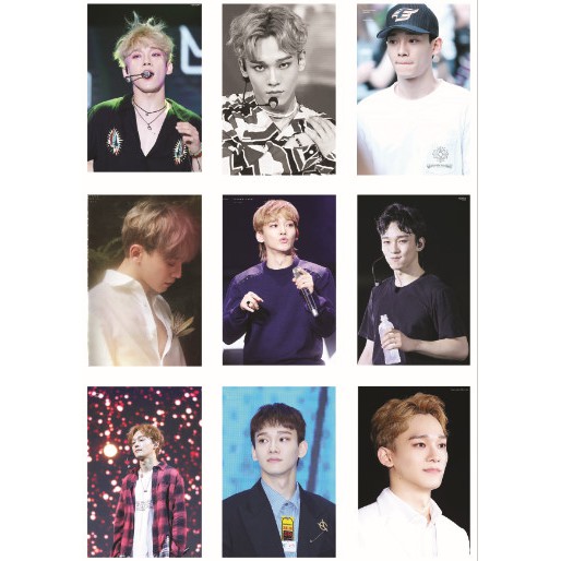Lomo card 81 ảnh thành viên EXO - CHEN