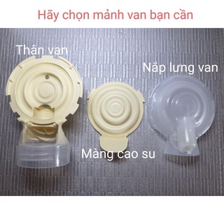 Màng cao su nắp lưng thân van cổ Medela Freestyle hoặc Swing Maxi mới 100%