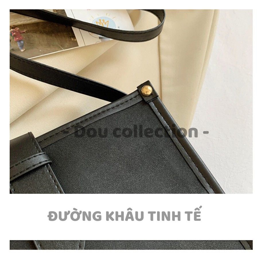 [NowShip2h] Túi Xách Nữ Đẹp Đeo Vai (Túi Tote Canvas) Cao Cấp Form Lớn Đi Học &amp; Công Sở Châu Âu Retro - Mã XT035