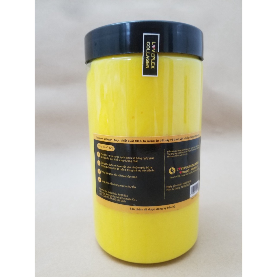 Hấp Collagen men sống LOVEPLEX hũ 1000ml AZ008
