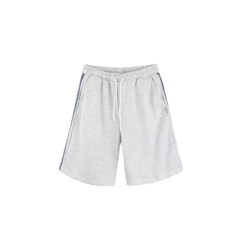 Quần Short Lưng Thun Ống Rộng Phối Sọc Bên Hông Phong Cách Hip Hop Đường Phố Nhật Bản Cỡ M-3XL Cho Nam