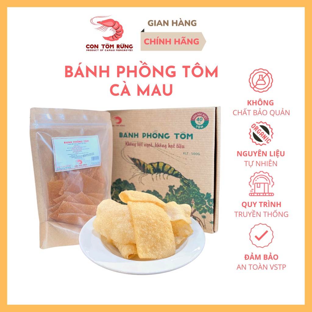 - Con Tôm Rừng -Không bột ngọt, không hạt tiêu