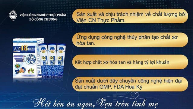 Men AZ48 hộp 20 gói cải thiện táo bón sau 48h- bé ăn ngon