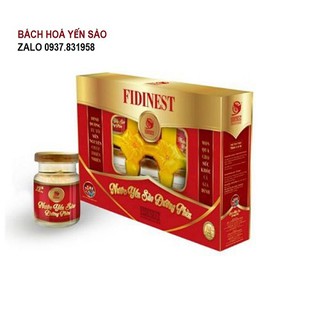 COMBO 2 Hộp Nước yến đường phèn FIDINEST 15% tổ yến