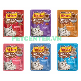 PATE Thức Ăn Uớt Cho Mèo Purina Friskies in Gravy 85g dạng gói(Hàng Mỹ) thumbnail