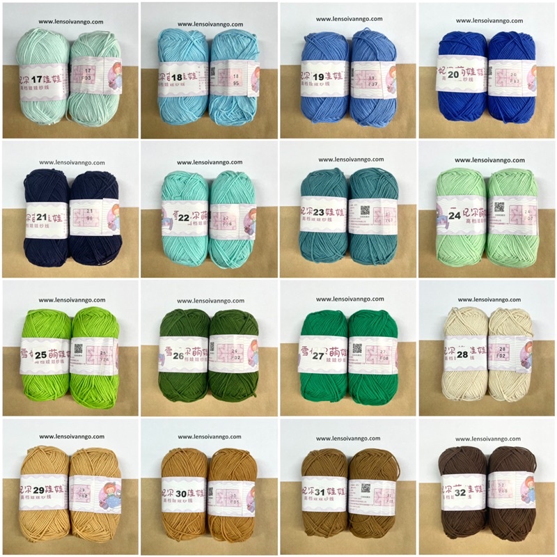 Len Baby Yarn hàng loại 1