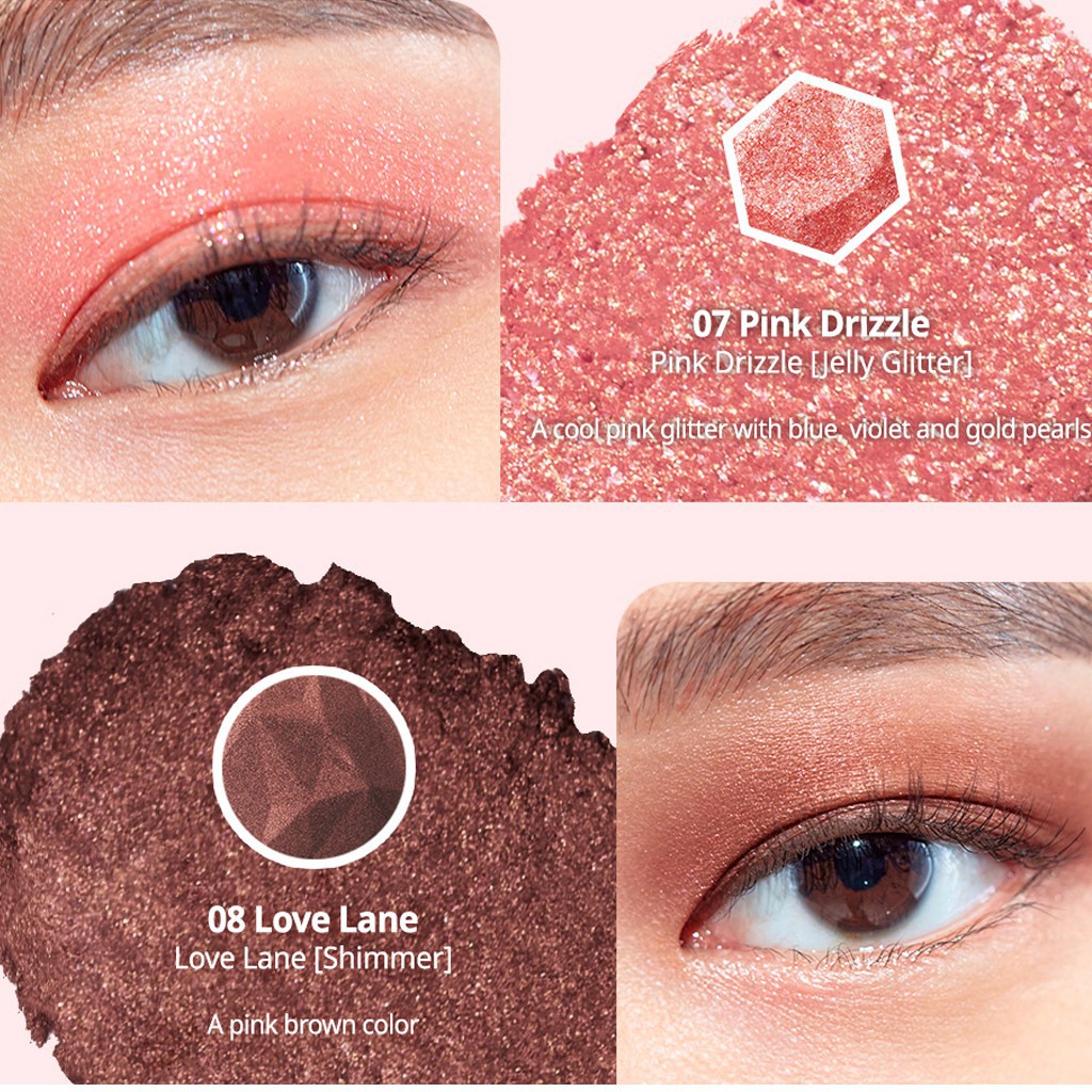 Bảng phấn mắt Clio Prism Air Eye Palete 8 ô, nhũ lấp lánh bám màu tốt - HONGS BEAUTY | BigBuy360 - bigbuy360.vn