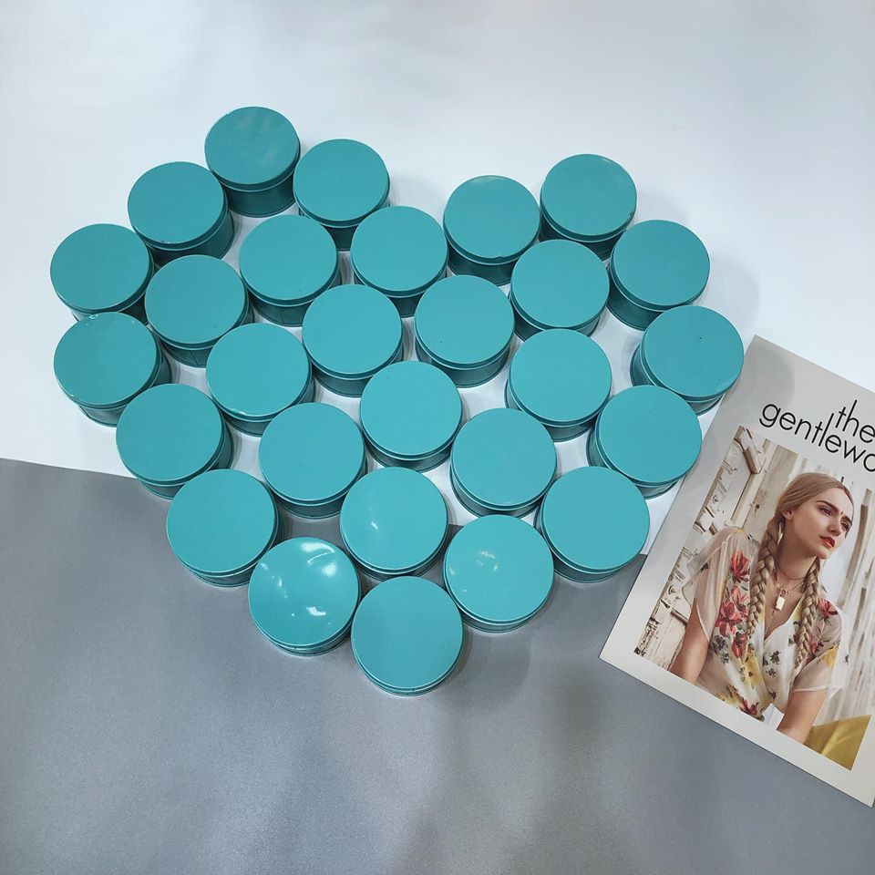 Hộp Nhũ Hoa Silicon Màu Xanh 5 Đôi Cực Chất