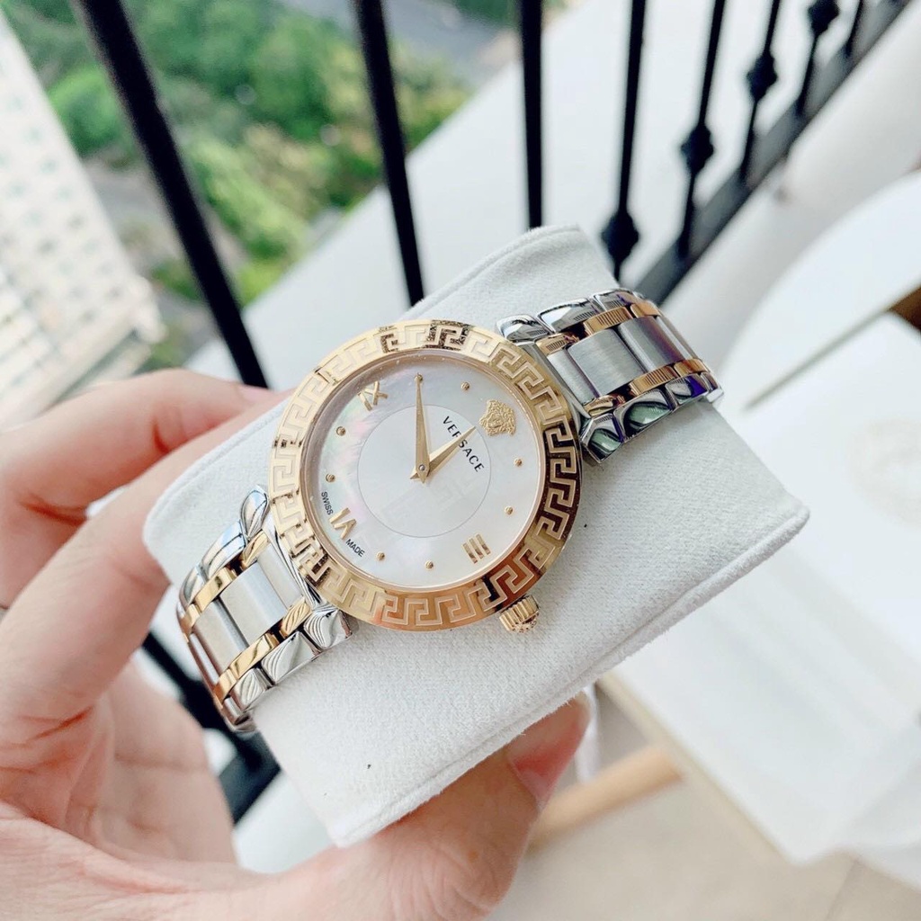 Đồng Hồ Nữ Hiệu Versace Máy Quart  Hàng Cao Cấp