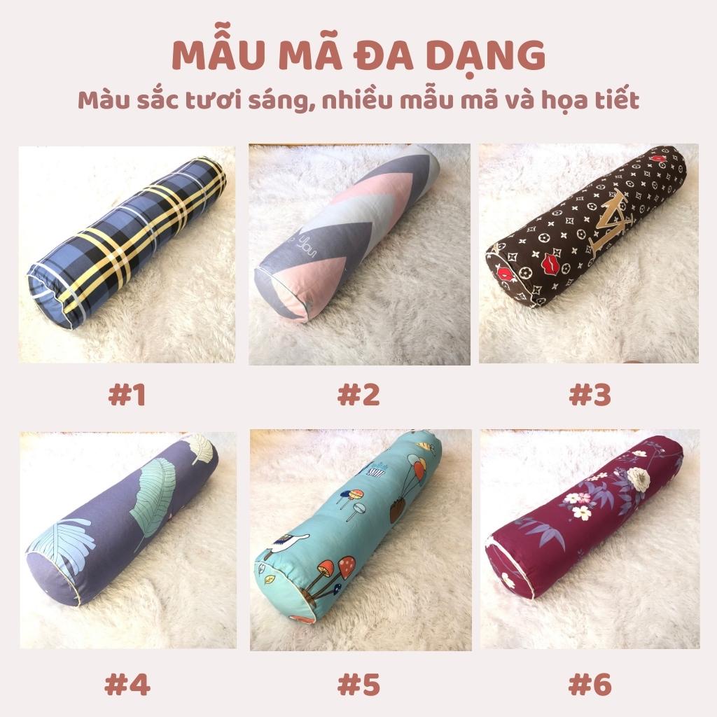 Gối ôm dài cho người lớn, gối ôm ngủ giá rẻ chất vải cotton 100% - Mẹ Min Shop