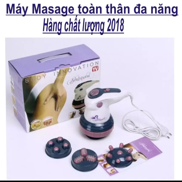 Máy masage cầm tay body lnnovation Đa năng đánh tan mỡ bụng và massage nhức mõi thật hiệu quả