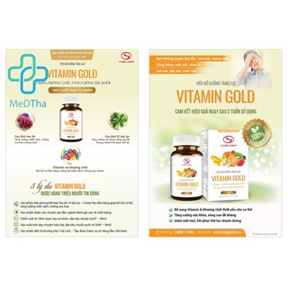 Vitamin Gold ( hộp 30 viên ) bổ sung vitamin, khoáng chất từ tự nhiên