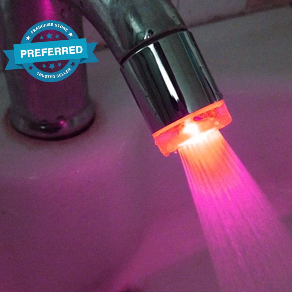 1 Chiếc Vòi Nước Có Đèn LED Phát Sáng Thay Đổi 7 Màu Sắc C2L8