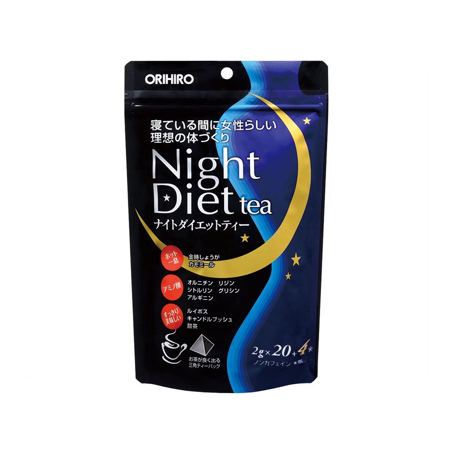 Trà giảm cân Night Diet Tea Orihiro 20 gói/túi và 24 gói/túi