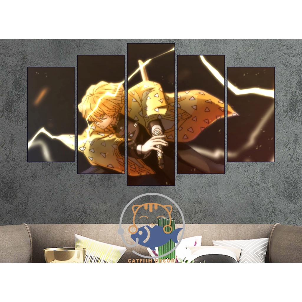 Tranh dán tường trang trí phòng KIMETSU NO YAIBA - THANH GƯƠM DIỆT QUỶ 4