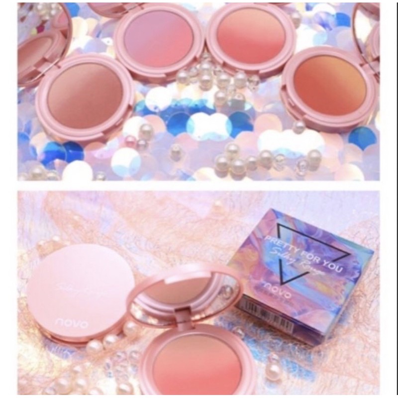 Phấn má hồng dạng loang novo Pretty For you silky Rouge NS247