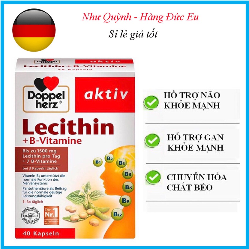 Mầm đậu nành lecithin Doppel herz