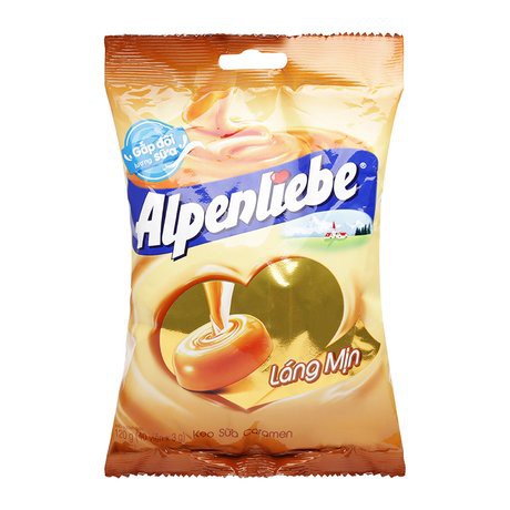 Kẹo alpenliebe gói 25 đến 40 viên (các vị)