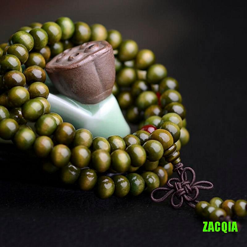 Chuỗi dây 108 hạt gỗ phong cách Phật giáo dùng để cầu nguyện