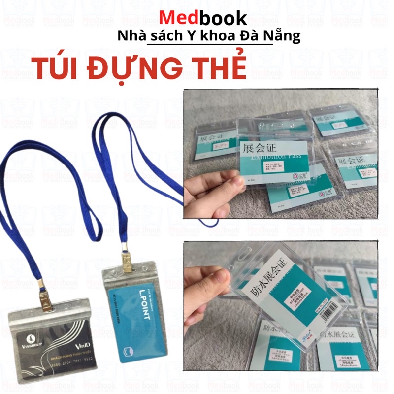 Bao đựng thẻ, bảng thẻ, thẻ học sinh sinh viên, cán bộ công nhân viên kiểu dọc, ngang