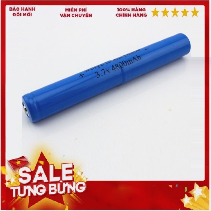 pin sạc 18650 3,7v pin dài 13cm đung cho đèn pin